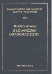 Okładka książki Kieszonkowy słownik ortograficzny praca zbiorowa