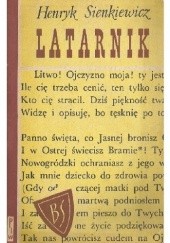 Okładka książki Latarnik Henryk Sienkiewicz