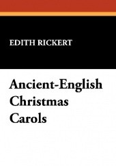 Okładka książki Ancient English Christmas Carols Edith Rickert