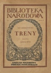 Okładka książki Treny Jan Kochanowski