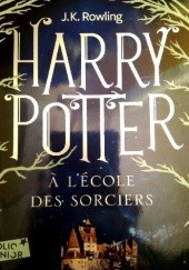 Okładka książki Harry Potter à l'école des sorciers J.K. Rowling
