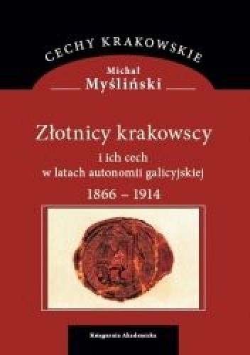 Okładki książek z serii Cechy Krakowskie
