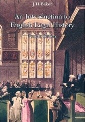 Okładka książki An Introduction to English Legal History John Baker