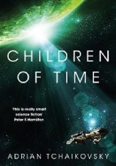 Okładka książki Children of time Adrian Tchaikovsky