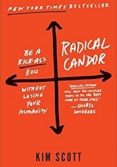 Okładka książki Radical Candor: Be a Kick-Ass Boss Without Losing Your Humanity Kim Scott