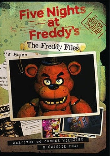 Okładki książek z serii Five Nights at Freddy's