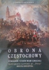 Okładka książki Obrona Częstochowy Jadwiga Janczewska