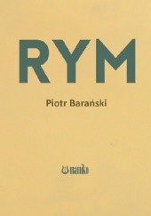 Okładka książki Rym Piotr Barański