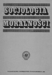 Okładka książki Socjologia moralności. Skrypt Krzysztof Kiciński