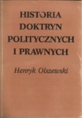 Okładka książki Historia doktryn politycznych i prawnych Henryk Olszewski