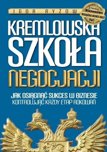 Okładka książki Kremlowska szkoła negocjacji Igor Ryżow