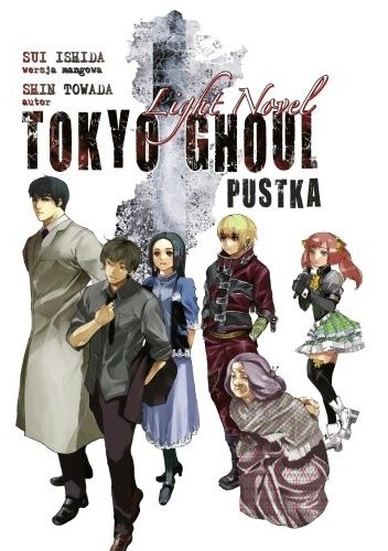 Okładki książek z cyklu Tokyo Ghoul - Light Novel