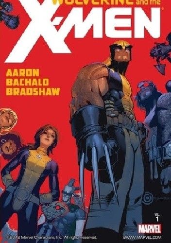 Okładki książek z cyklu Wolverine and the X-men