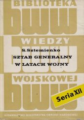 Okładka książki Sztab Generalny w latach wojny Siergiej Sztemienko