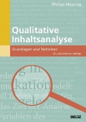 Okładka książki Qualitative Inhaltsanalyse Philipp Mayring