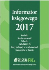 Okładka książki Informator księgowego 2017 praca zbiorowa