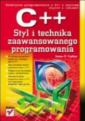 Okładka książki C++. Styl i technika zaawansowanego programowania James Coplien