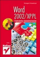 Okładka książki Word 2002/XP. Ćwiczenia zaawansowane Grzegorz Kowalczyk