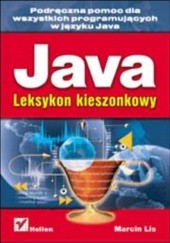 Okładka książki Java. Leksykon kieszonkowy Marcin Lis