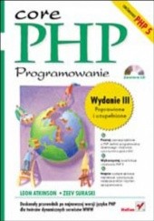 Okładka książki PHP. Programowanie. Wydanie III Atkinson Leon, Suraski Zeev