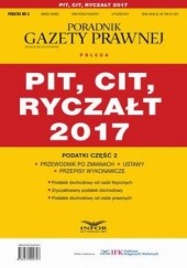 Okładka książki Podatki cz.2 PIT, CIT, RYCZAŁT 2017 