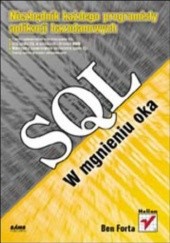 Okładka książki SQL w mgnieniu oka Ben Forta