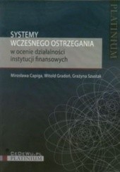 Okładka książki Systemy wczesnego ostrzegania w ocenie działalności instytucji finansowych