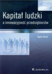 Okładka książki Kapitał ludzki a innowacyjność przedsiębiorstw 