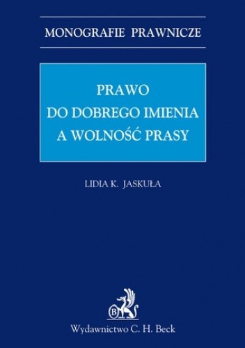 Prawo do dobrego imienia a wolność prasy chomikuj pdf