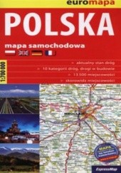 Okładka książki Polska 1:700 000 mapa samochodowa 