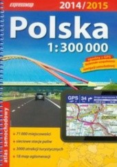 Okładka książki Polska atlas samochodowy 1:300 000 