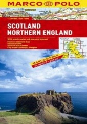 Okładka książki Szkocja, Anglia Północna. Mapa Marco Polo 1:300 000 