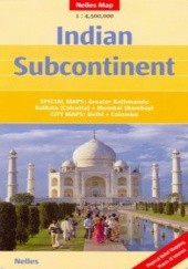Okładka książki Indie Subkontynent. Mapa Nelles 1:4 500 000 