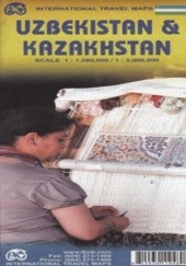 Okładka książki Uzbekistan i Kazakhstan, Mapa ITMB 1:580 000/ 1:3 000 000 