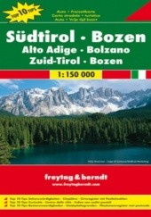Okładka książki Tyrol Południowy, Bolzano, Trentino. Mapa Freytag & Berndt / 1:150 000 