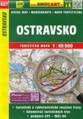 Okładka książki Ostravsko (Ostrawa i okolice). Mapa Shocart / 1:40 000 
