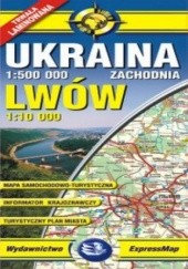 Okładka książki Ukraina Zachodnia, Lwów. Mapa laminowana 
