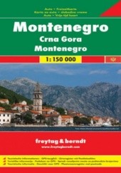Okładka książki Czarnogóra. Mapa samochodowa 