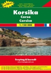 Okładka książki Korsyka. Mapa samochodowa 