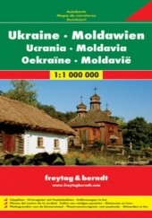 Okładka książki Ukraina, Mołdawia. Mapa samochodowa 