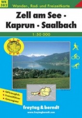 Zell am See, Kaprun, Saalbach. Mapa turystyczna