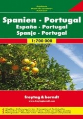 Okładka książki Hiszpania Portugalia. Mapa 1:700 000 