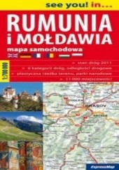 Okładka książki Rumunia, Mołdawia. Mapa samochodowa 