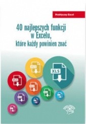 Okładka książki 40 najlepszych funkcji w Excelu, które każdy powinien znać Krzysztof Chojnacki
