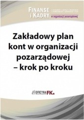 Okładka książki Zakładowy plan kont w organizacji pozarządowej - krok po kroku Krystyna Dąbrowska