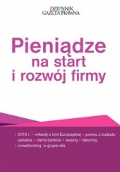 Okładka książki Pieniądze na start i rozwój firmy Bednarz Ewa, Pieńkosz Piotr