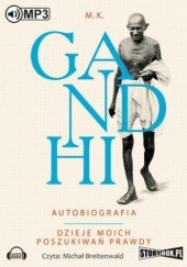 Okładka książki Gandhi Autobiografia Dzieje moich poszukiwań prawdy K. Gandhi M.