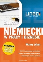 Okładka książki Niemiecki w pracy i biznesie. Wzory pism Iwona Kienzler