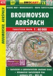 Okładka książki Broumovsko Adršpach, 1:40 000 