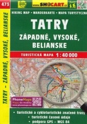 Okładka książki Tatry - západné, Vysoké, Belianské, 1:40 000 